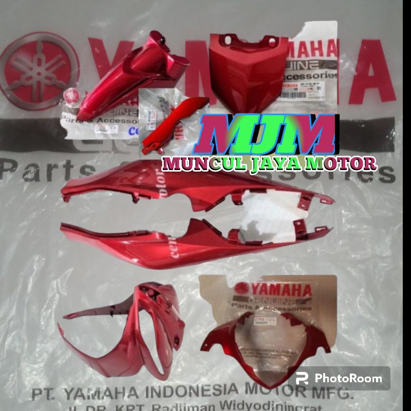 Full Body set halus Jupiter Z1 Merah Marun Original  yamaha genuine parts