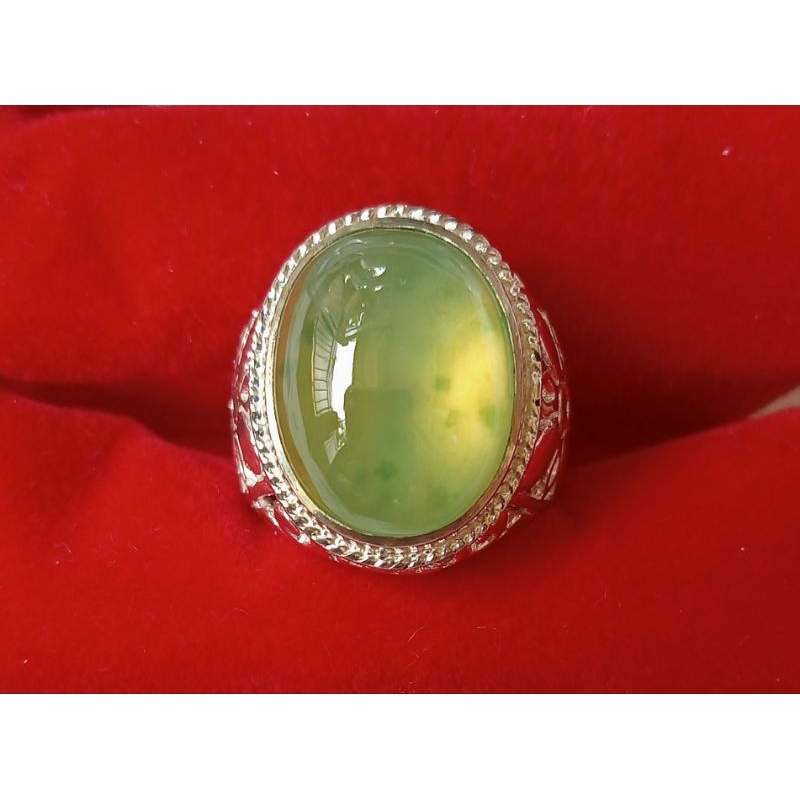 Natural Idocrase Giok Aceh Lumut Sungai Dareh HQ