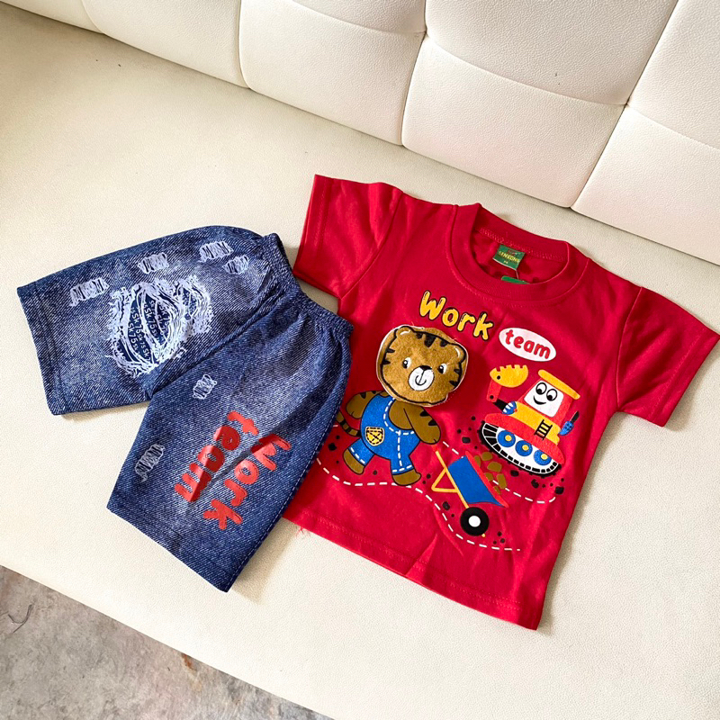 ARHAN SET (6-12 bulan) SNI / (Setelan anak laki-laki) / Baju setelan anak laki-laki) / Baju setelan 