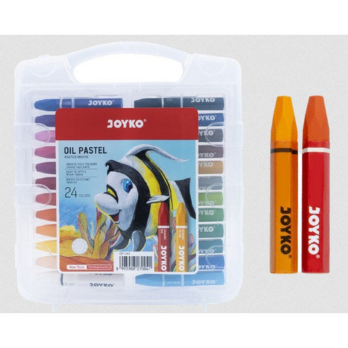 

Crayon Krayon Minyak Oil Pastel Joyko - OP-24S 24Warna