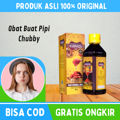 Obat Pipi Chubby - Obat Pipi Tembem - Obat Penggemuk Pipi - Obat Pipi Gemes - Madu Sari Kurmaqu 100%