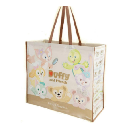 Duffy & Friends Shopping Bag, Tokyo DisneySea Exclusive, Disney Goods