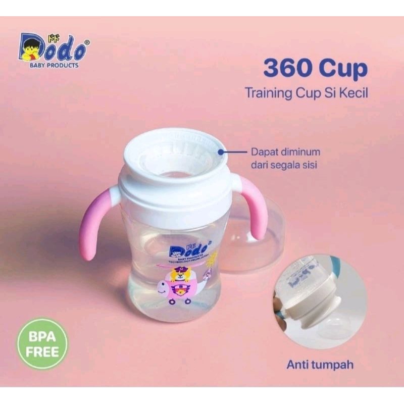 Cangkir Dodo 360° / 360 Cup Dodo / 240ml Baby Cup Dodo