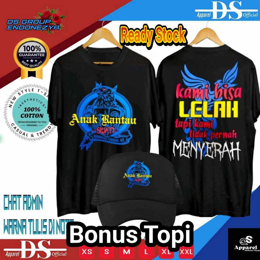 KAOS SABLON ANAK RANTAU KAMI BISA LELAH TAPI KAMI TAK MENYERAH BAHAN KATUN