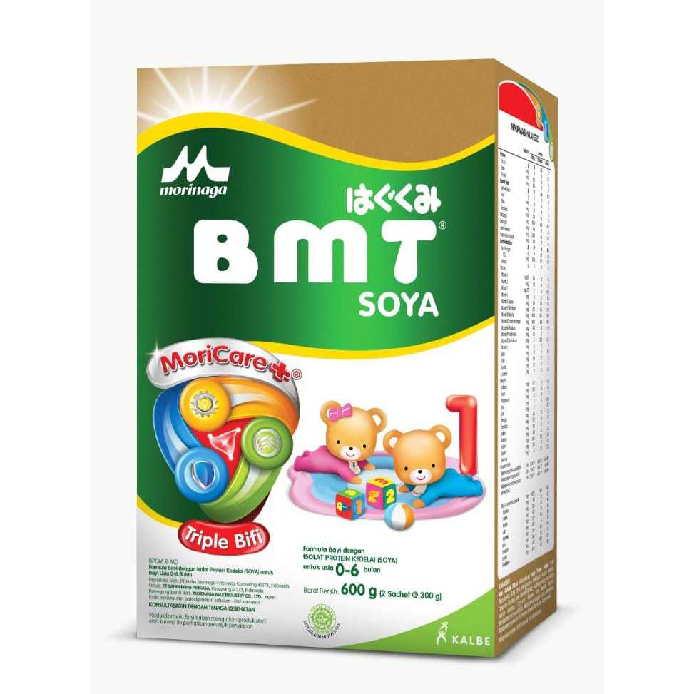 SUSU BMT SOYA 0-6 BULAN 600 GR PROTEIN KEDELAI UNTUK ALERGI SUSU SAPI