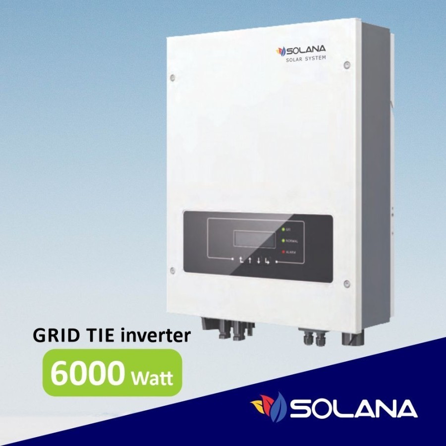SOLANA INVERTER ON GRID 6000VA INVERTER GRID TIE 6000W