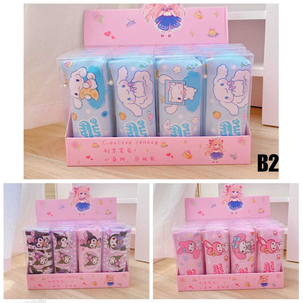 

GEMILANG - TEMPAT PENSIL PU MUTIARA SANRIO | PENSIL BAG | TEMPAT PULPEN | TEMPAT PEN | KOTAK PENSIL LUCU | KUROMI | MELODY | CINAMOROL | PENSIL CASE SANRIO