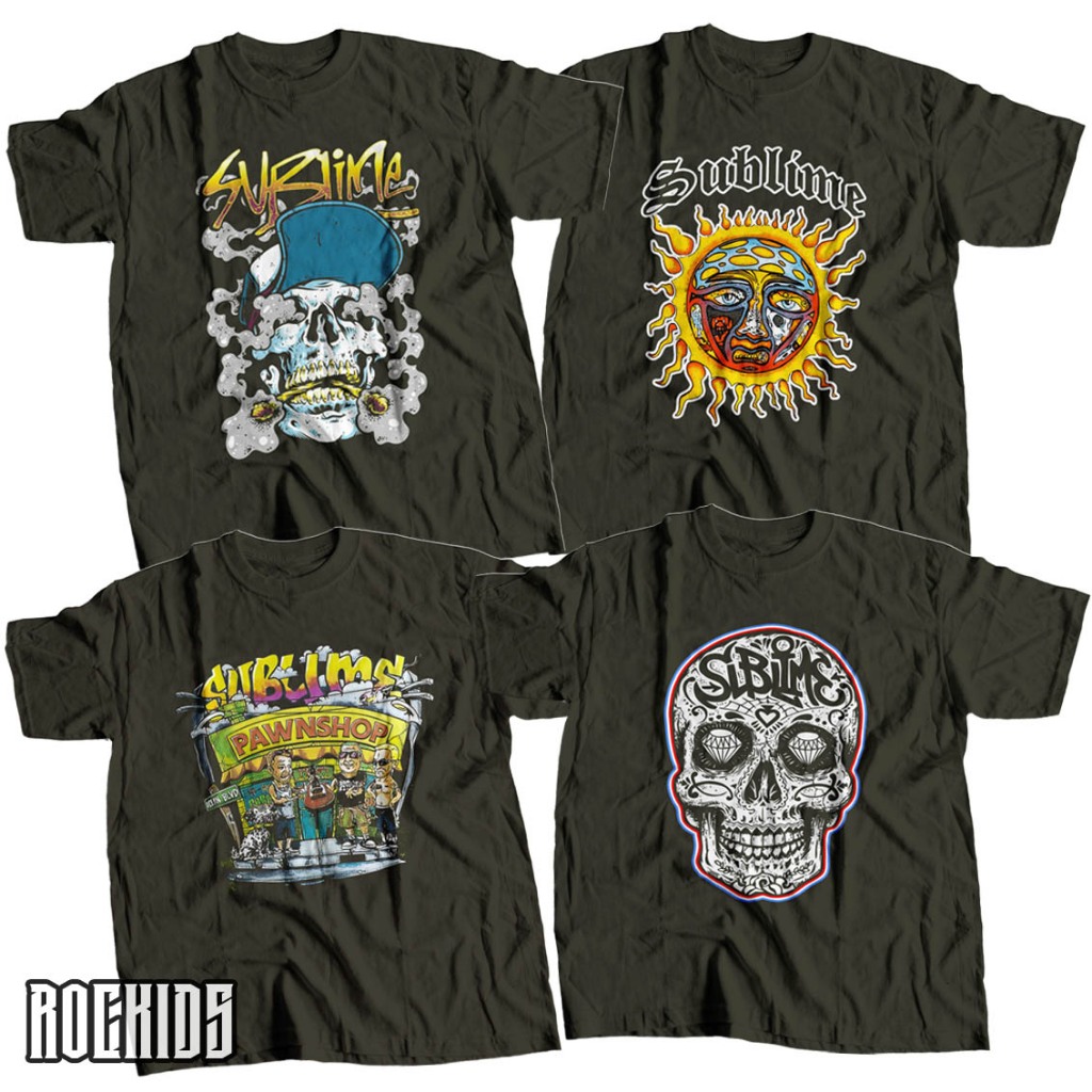 ROCKIDS - SUBLIME - TSHIRT - TEES - KIDSWEAR - KAOS BAND - KAOS BAND SUBLIME - KAOS SUBLIME - TSHIRT