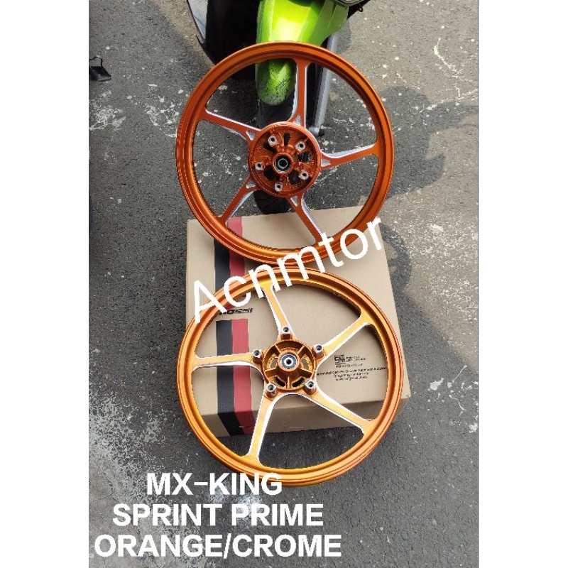 velg pelak Vrossi  v Rossy sprint prime model Enkei palang 5 MX king 150 mxking 150. velag pelek mod