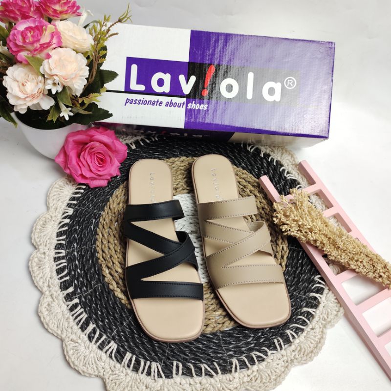 ‼️Laila branded‼️sandal cewek laviola / sandal slop/ sandal cewek (3393)sp5