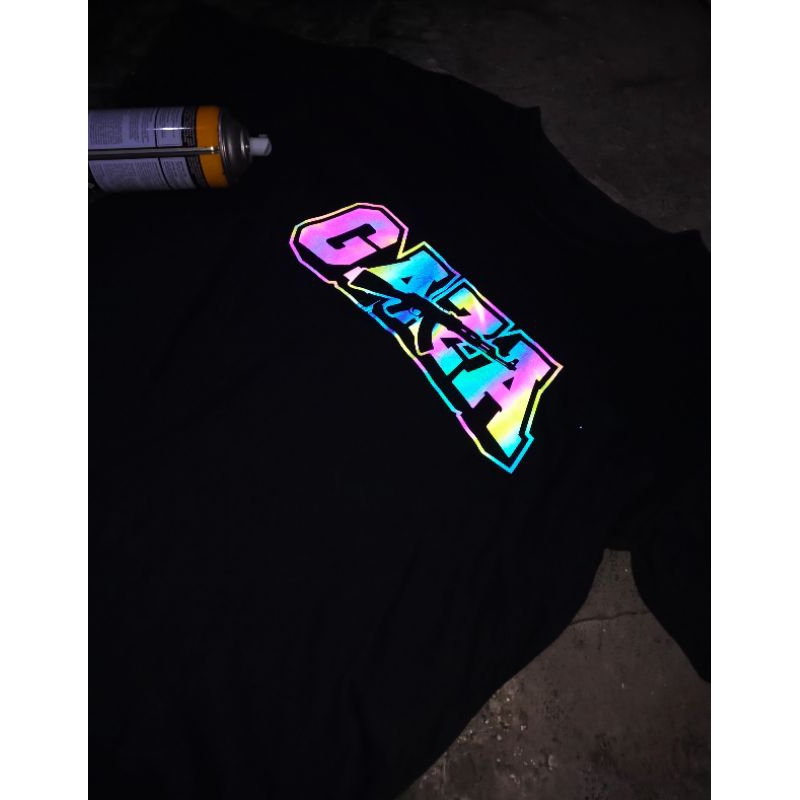 KAOS GAZA ZMN14 MENYALA PELANGI