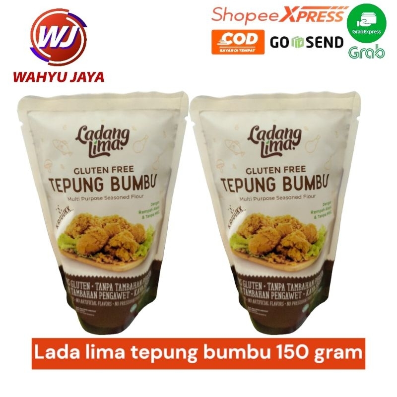 

ladang lima tepung bumbu 150 gram