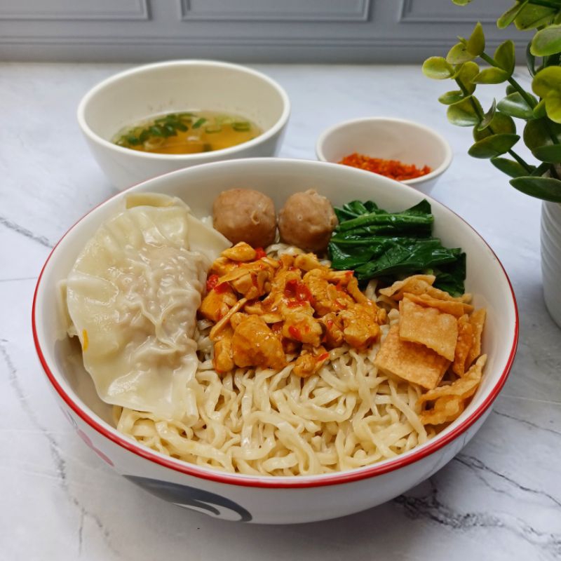 

Bakmi Ayam FROZEN - Topping Ayam Sambalado - HALAL - Rasa Resto