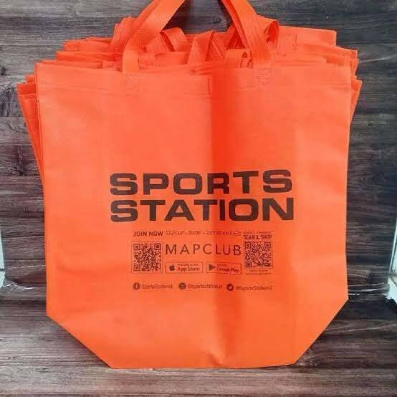 Tas Belanja Sport Station Orange