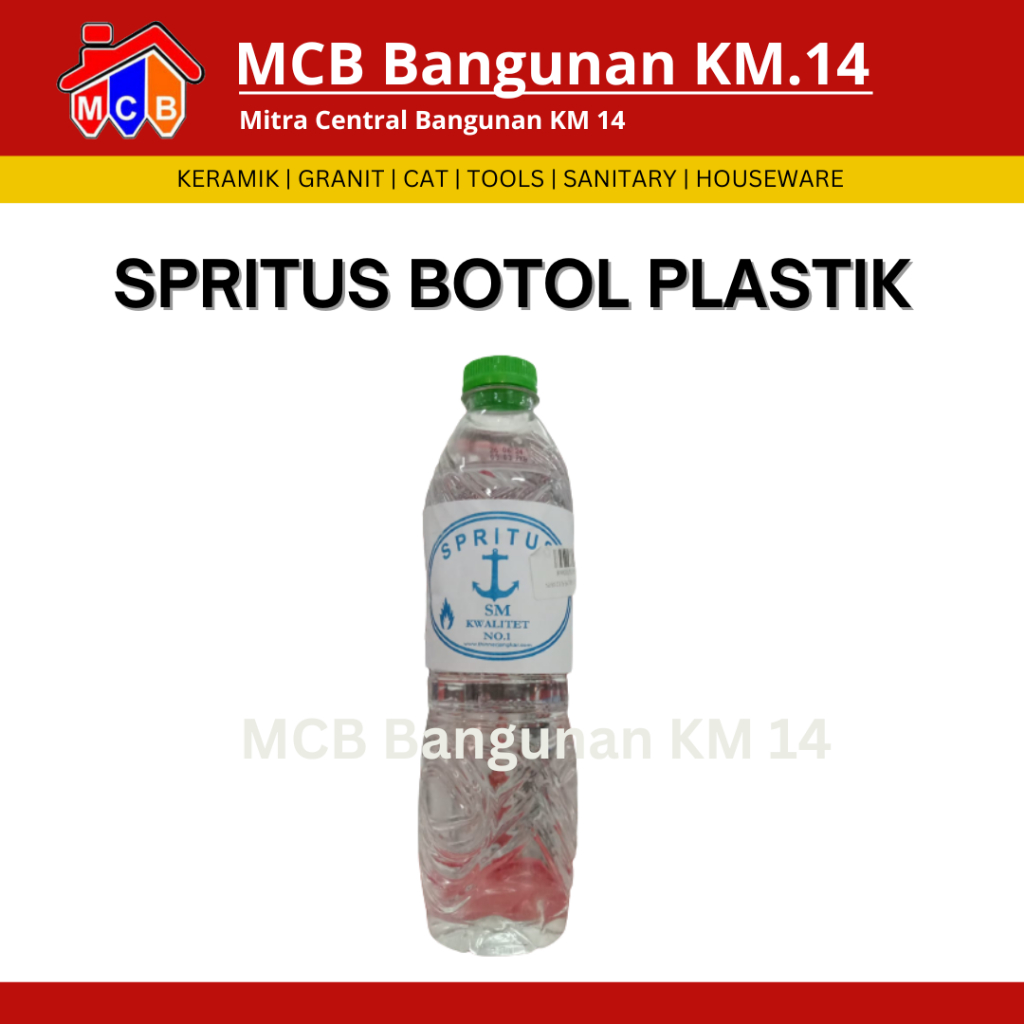 Spritus Botol Plastik / Spiritus / Metanol