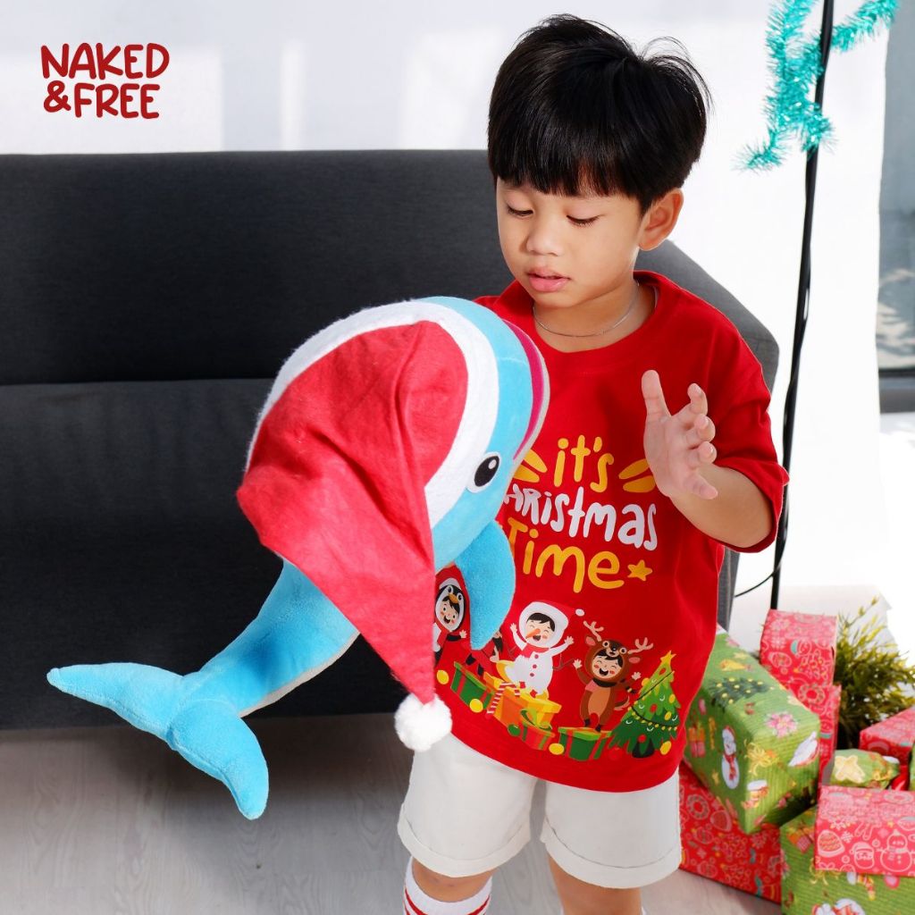 Naked & Free Kaos Bayi Anak Dan Dewasa Series Natal It's Christmas Time
