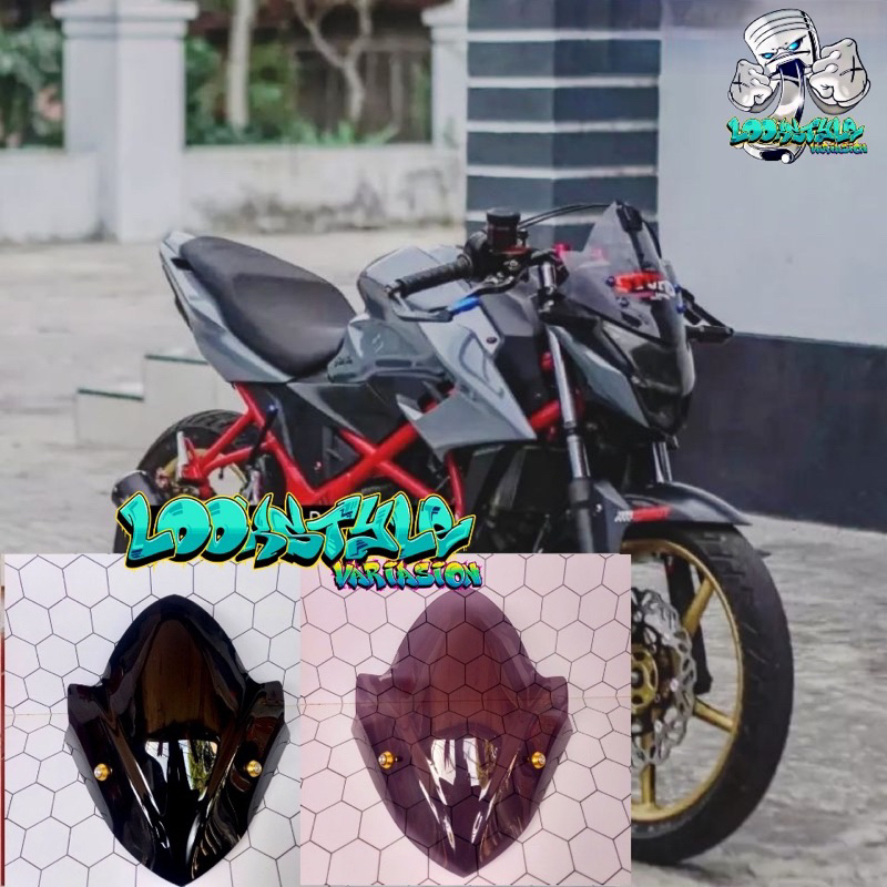 VISOR HONDA CB 150R STREETFIRE WINSHIELD CB 150R MODEL MAHKOTA JENONG