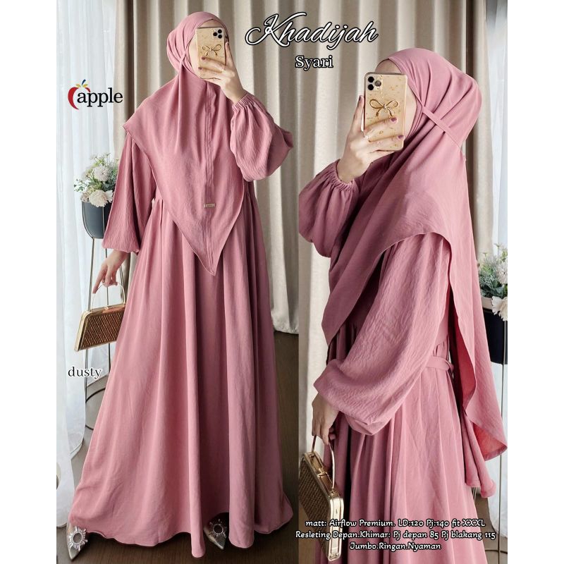 KHADIJAH SYARI SET JUMBO BEST SELLER SUPER