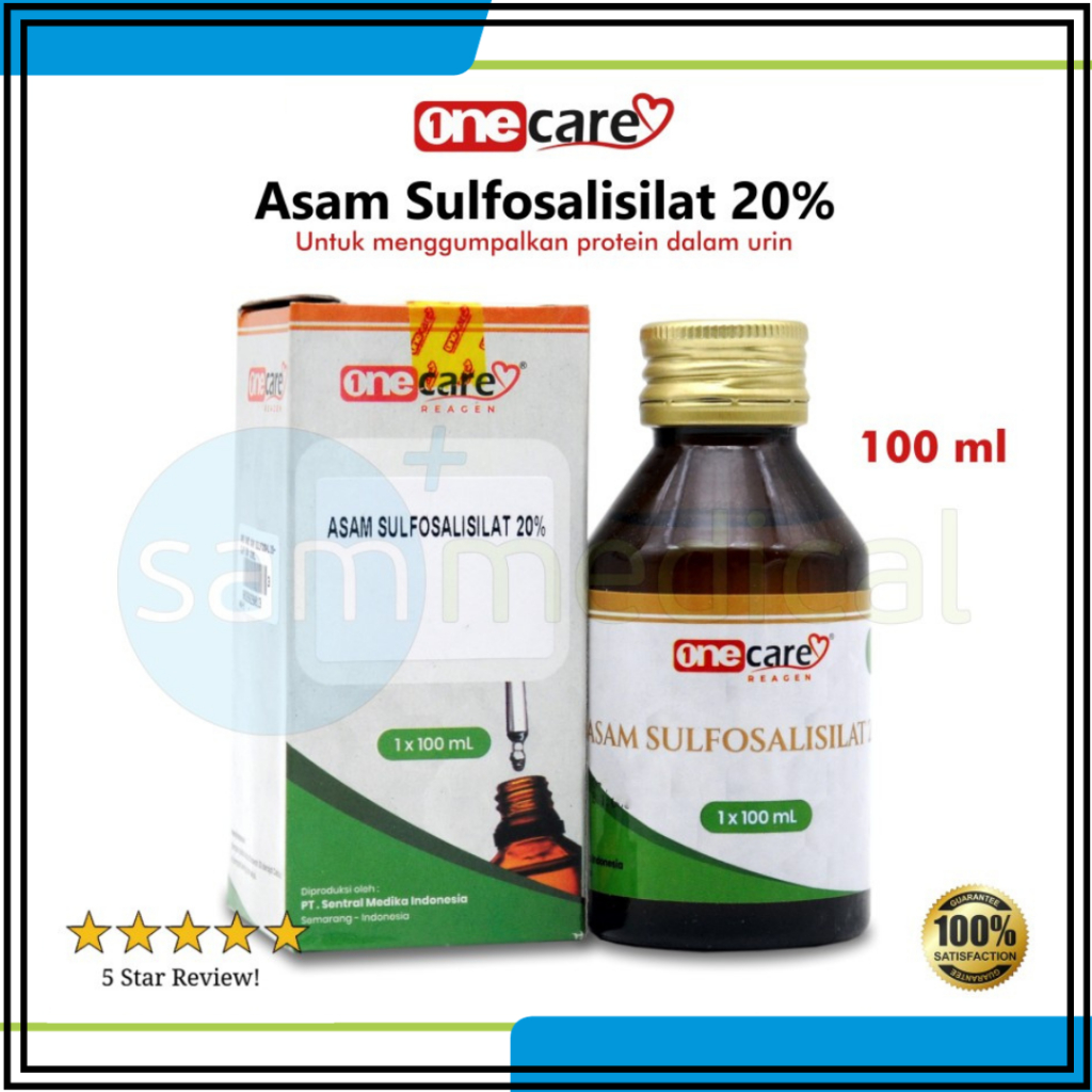 One Care Asam Sulfosalisilat 20 persen 100ml/ Bahan Laboraturium