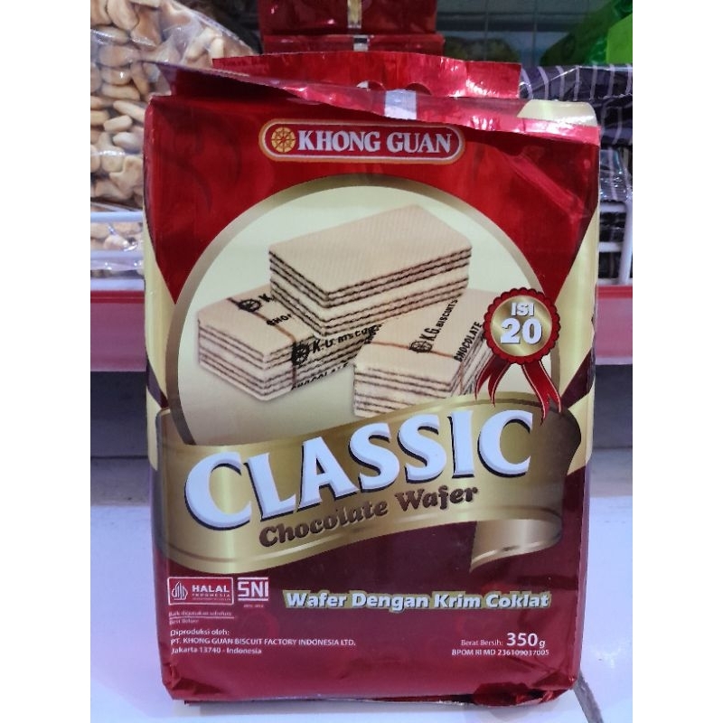 

KHONG GUAN CLASSIC CHOCOLATE WAFER 350GRAM