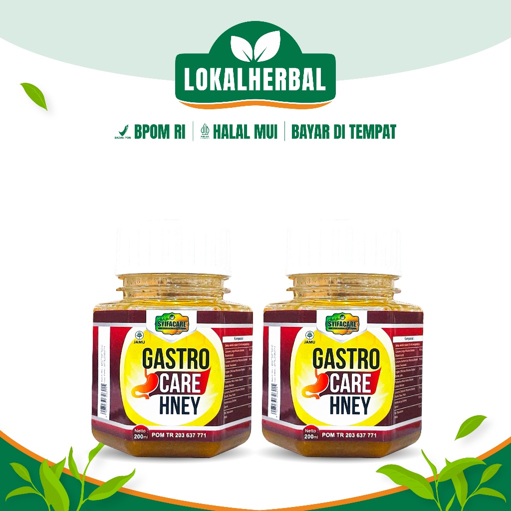 

Paket 2 Botol Madu Lambung Gastro Care Hney - Obat Herbal Asam Lambung Maag Kronis, GERD, dan Gangguan Pencernaan