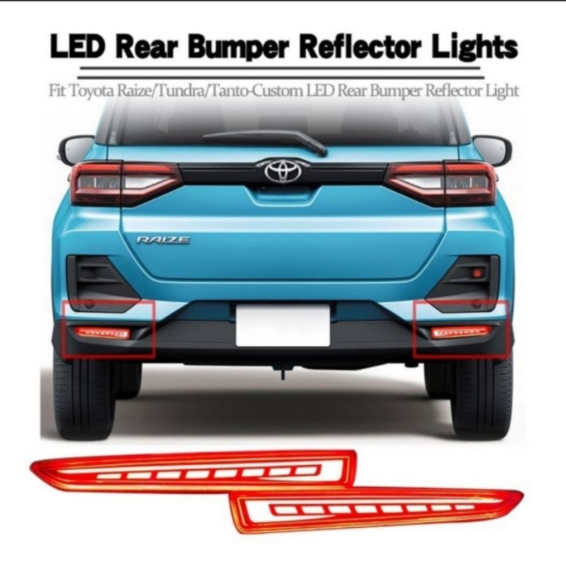 Reflector Lamp Toyota Raize Rocky - Lampu Reflector Toyota Raize Rocky