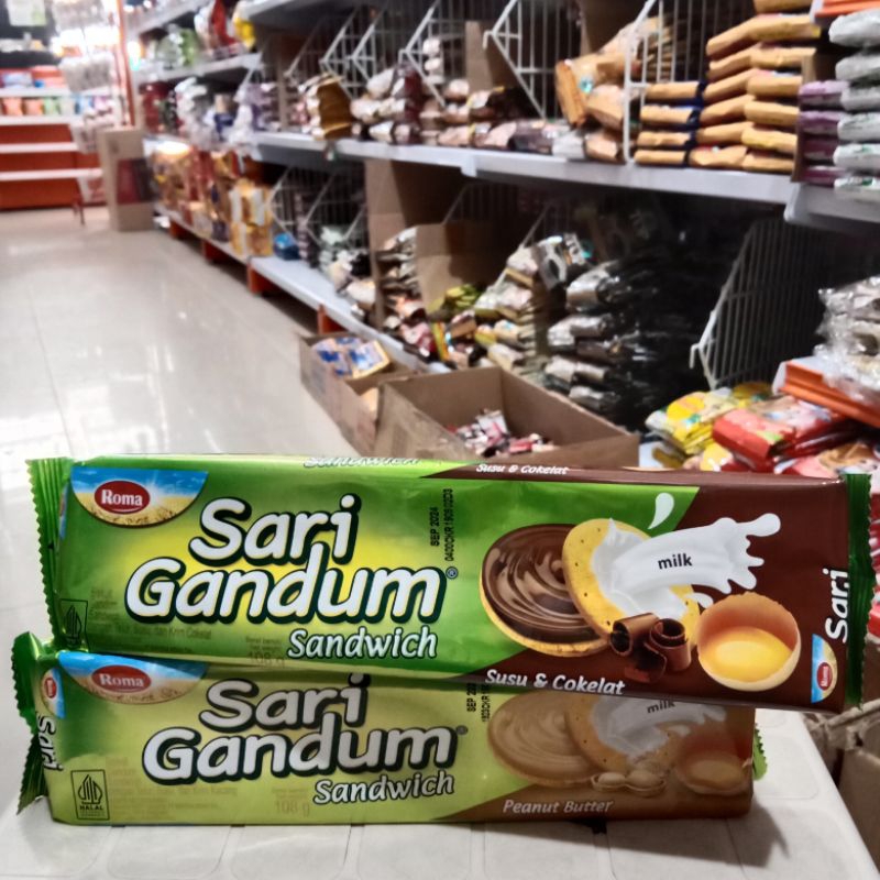 

ROMA SARI GANDUM SANDWICH 115G