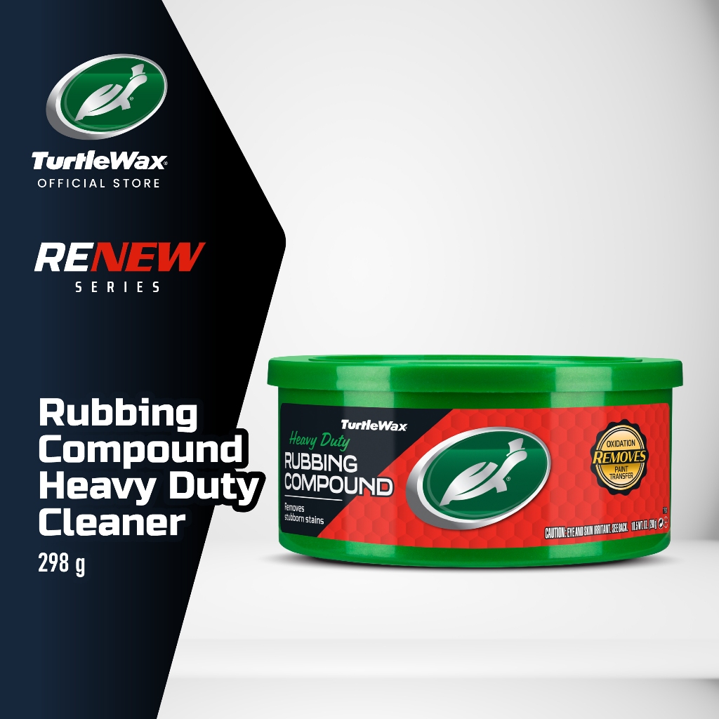 Turtle Wax - Rubbing Compound Pasta 298 g Penghilang Baret Kasar Perawatan Mobil Motor