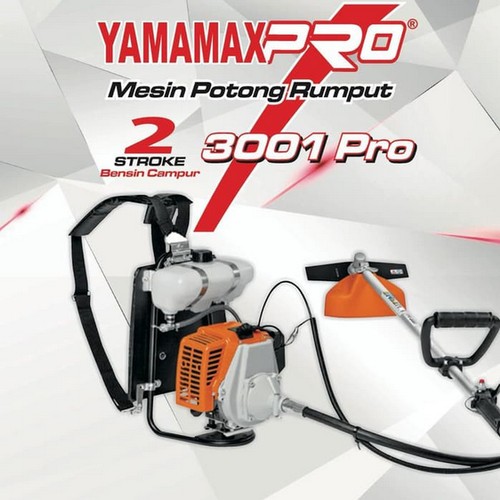 Mesin Potong Rumput 2 tak Yamamax Pro 3001 PRO + gagang