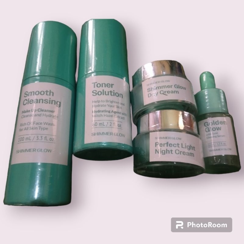 (Ecer) KF SHIMMER Tahap 2 + SERUM Kemasan New/ Lc Beauty Luxury