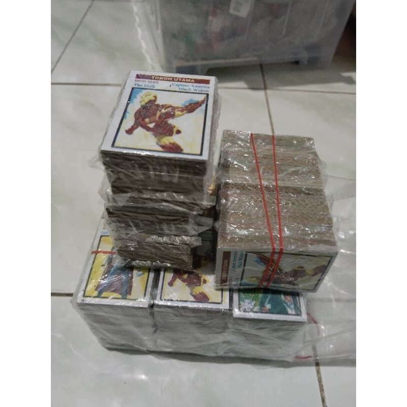 Kartu Kwartet Kecil Isi 320Lembar Gambar Ukuran 4x5,5cm Mainan anak jadul umbul gambar