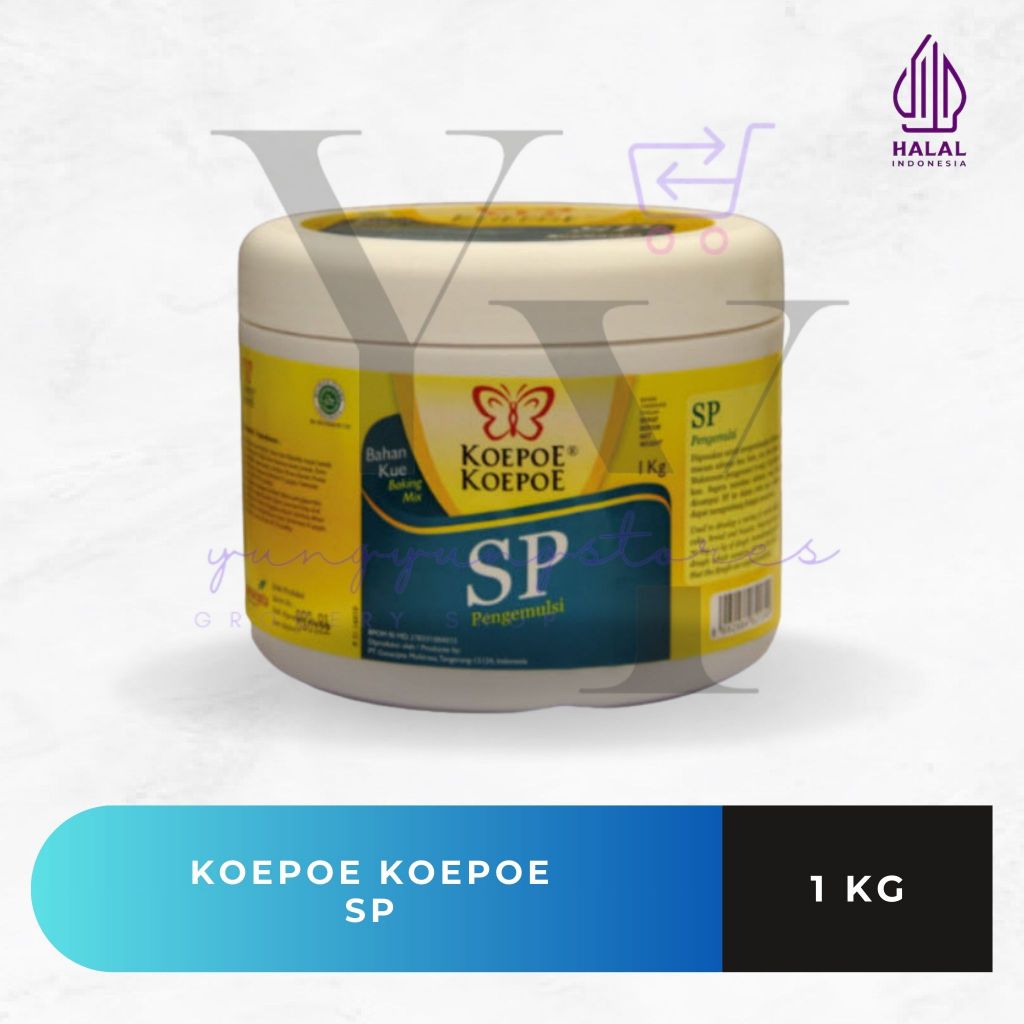 

Koepoe Koepoe SP Pengemulsi Emulsifier / Pengembang Kue 1 kg