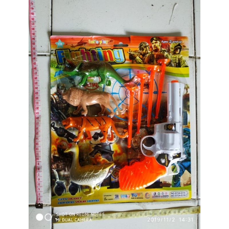 MAINAN ANAK PISTOL HEWAN ST 24-G14