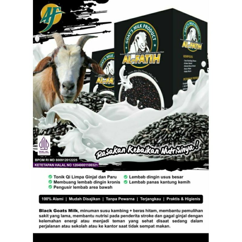

SAKIT MENAHUN PERLU NUTRISI BERI BLACK GOAT'S MILK!
