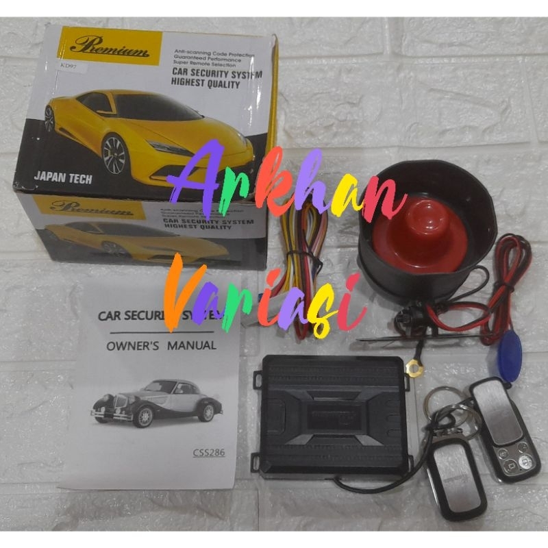 Alarm Mobil Universal Model Remote Sleding