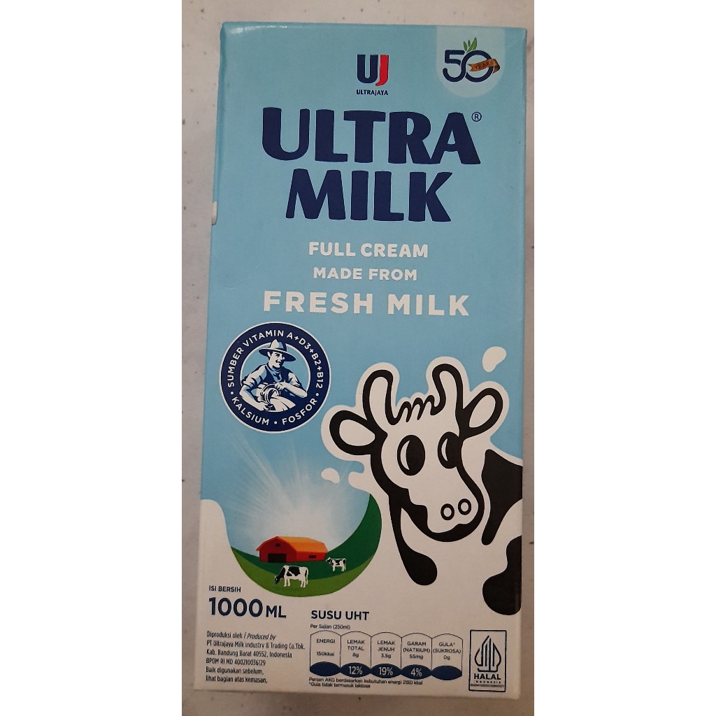 susu uht ultra 1 liter