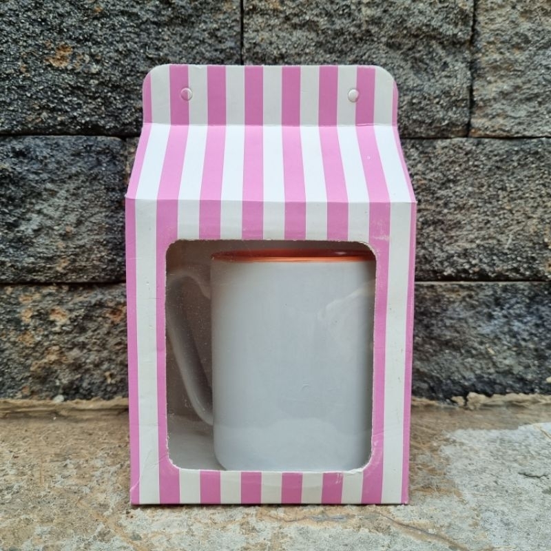 Box mug / dus mug / Box pink