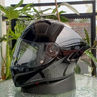 HELM RSV FFS21 solid BLACK glossy HELM FULL FACE RSV