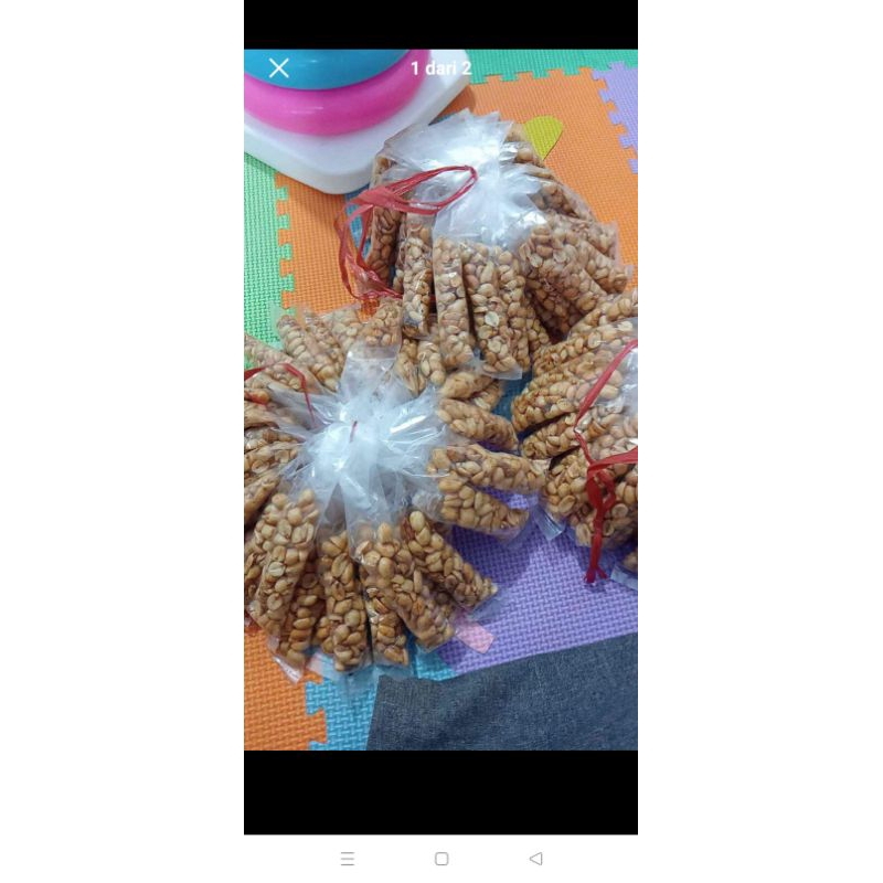 

Kacang tojin kacang goreng original jual seribuan