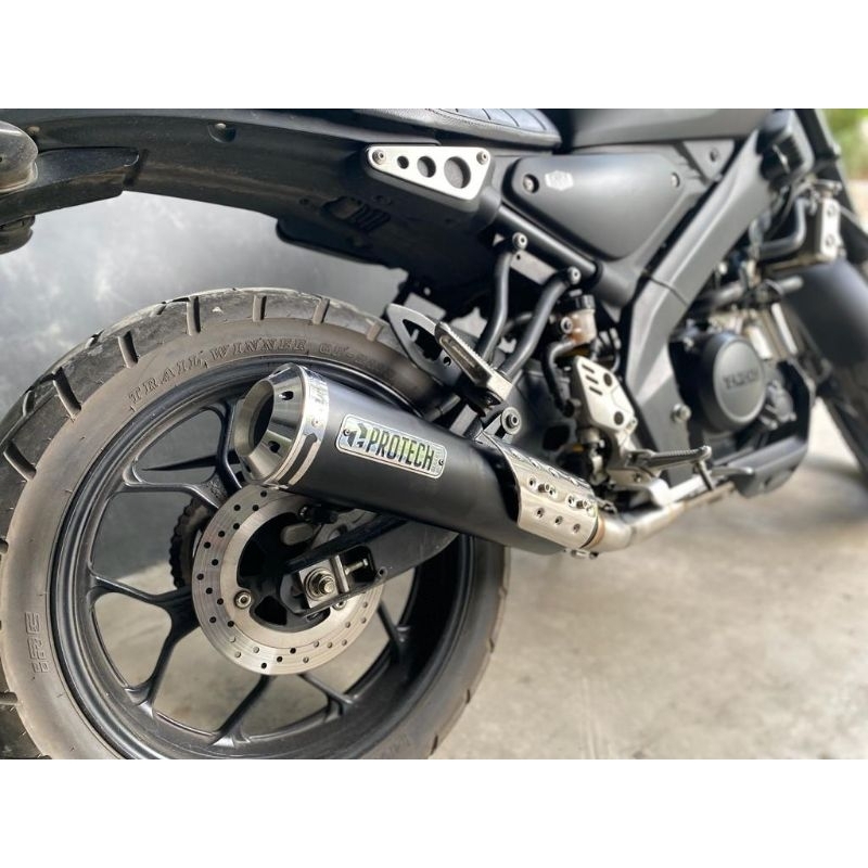 Knalpot Protech Big Pro Yamaha XSR 155 Fullsystem Suara Bass