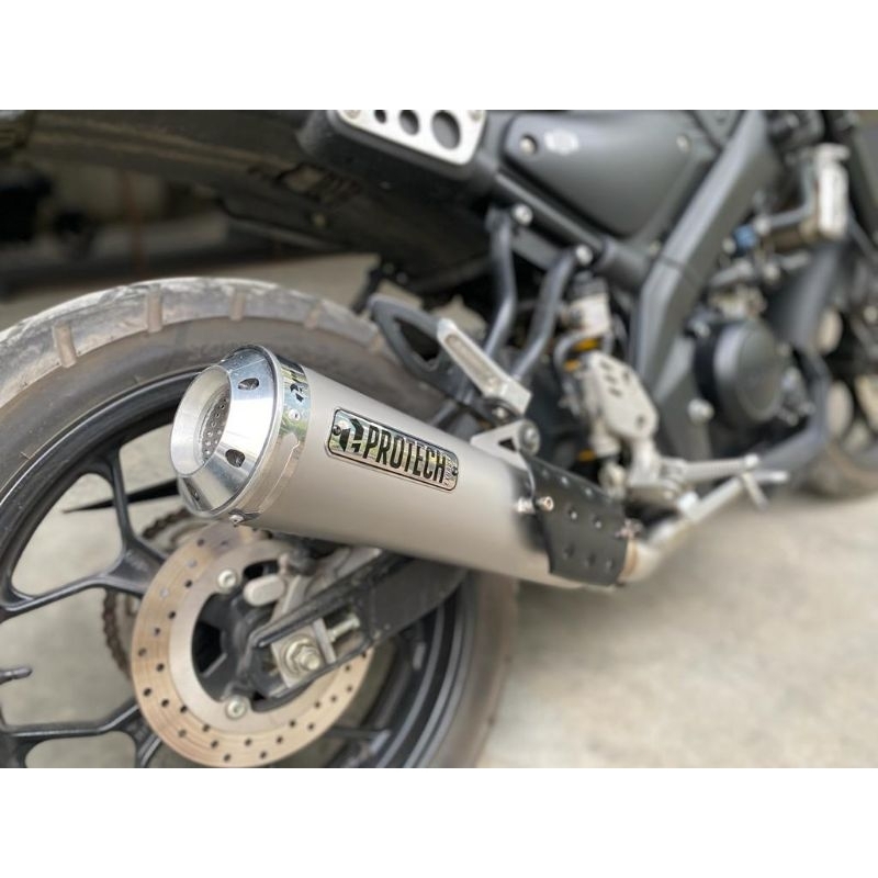 Knalpot Racing XSR155 Yamaha XSR 155 Protech Exhaust Full Sistem Bass Adem Custom Original bukan R9