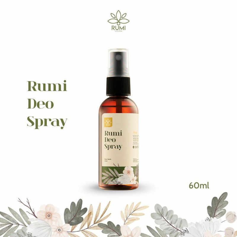 Rumi Deo Spray 60ml// Rumi Lima Waktu Deodorant Spray
