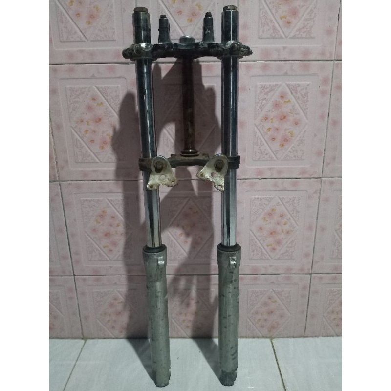 shock depan megapro lama , primus & tiger lama