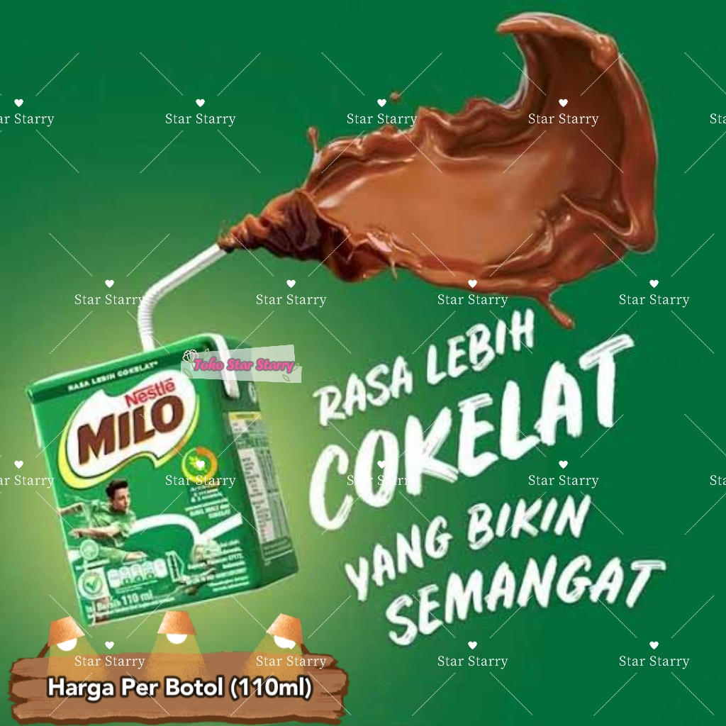 

[Per Kotak] 1Kotak Nestle Milo Choco Drink @110ml Minuman Susu Milo Susu Minuman Viral Halal MUI Hampers set