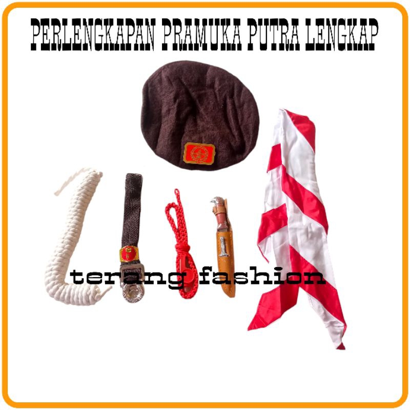 Aksesoris Pramuka Alat Perlengkapan Pramuka Putra Lengkap