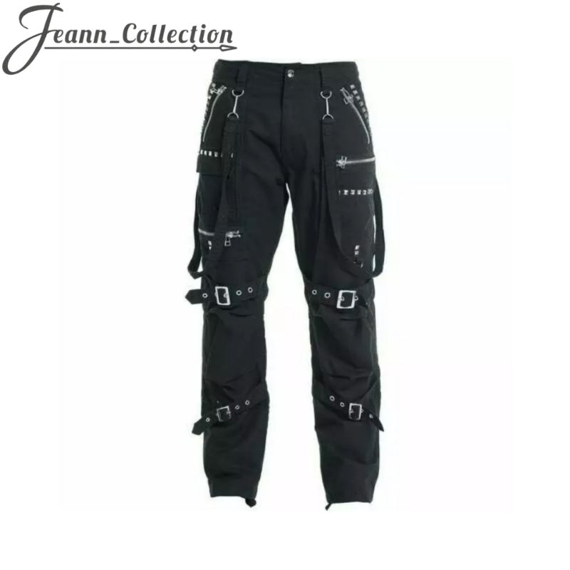 Japan kpop punk zipper and belt