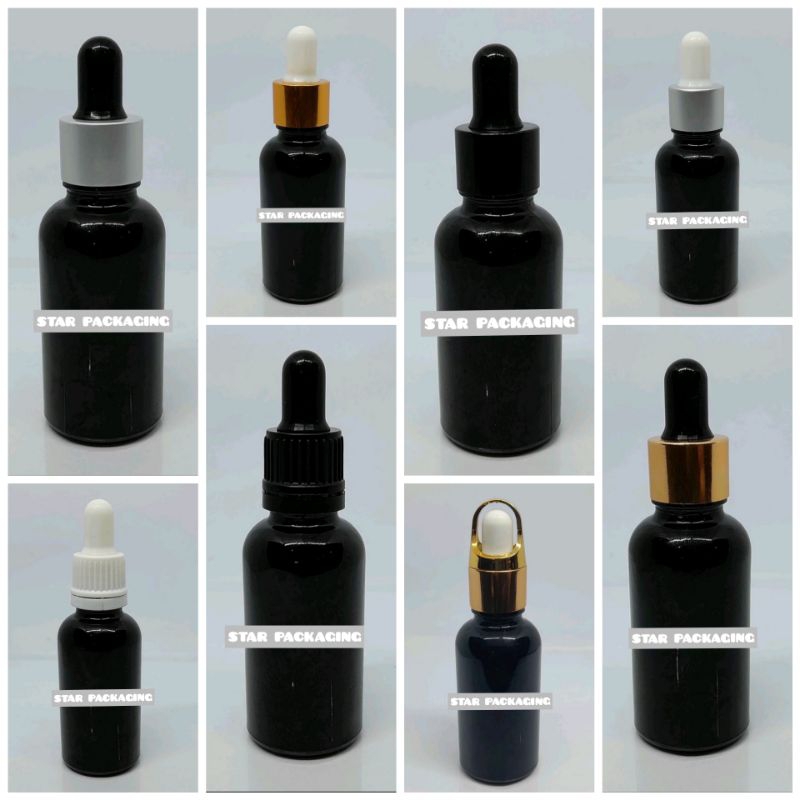 Botol 30ml Hitam Botol Kaca 30ml Hitam Botol Pipet Kaca 30ml Hitam Botol Pipet Kaca Teb