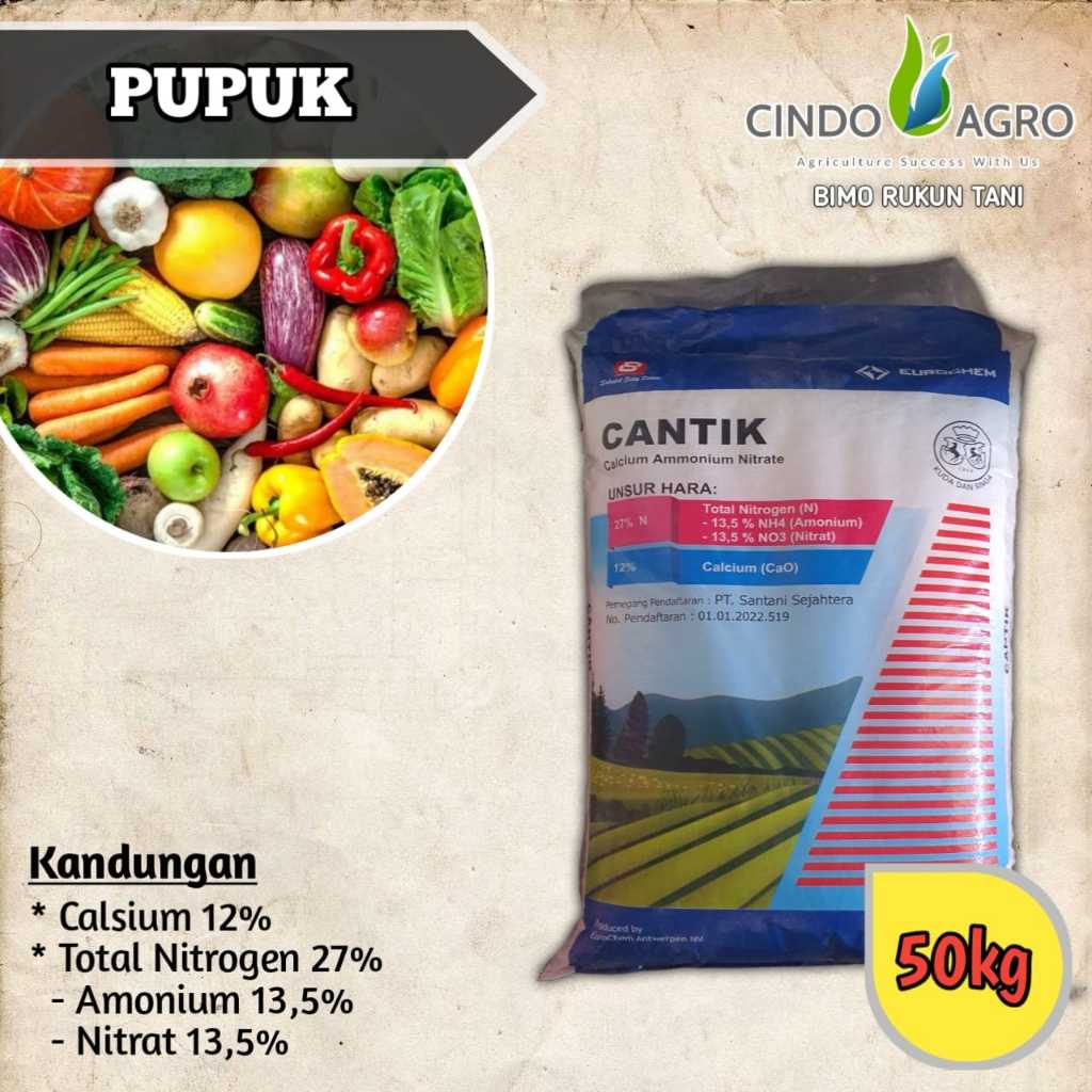 PUPUK  Ammonium Nitrat CANTIK - 50kg
