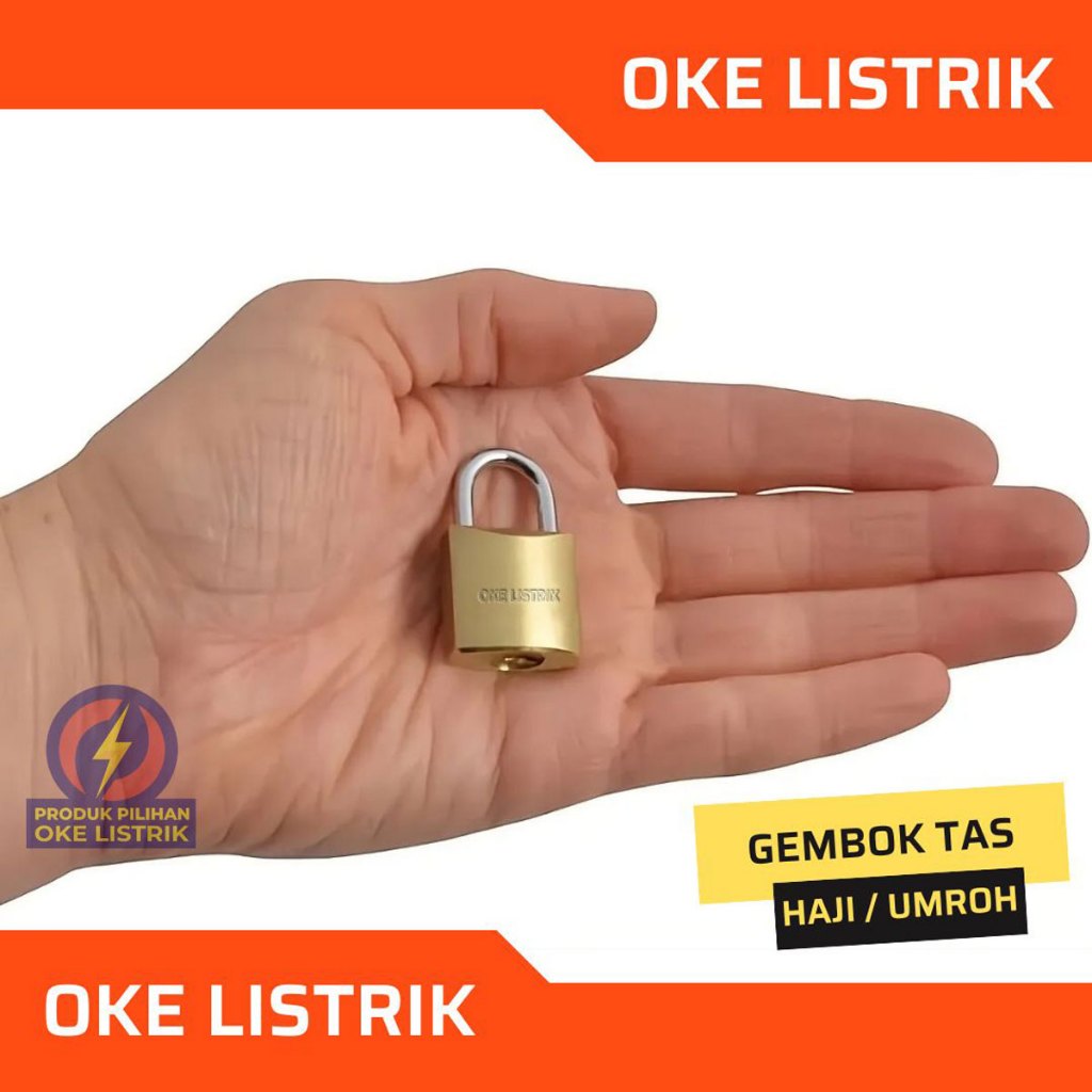 GEMBOK KOPER TAS UMROH HAJI MINI ANTI MALING KECIL TRAVEL ANGKA PASSWORD SEKOLAH COACH RANSEL SWISS 