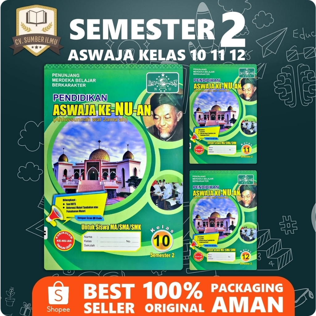 LKS ASWAJA KE-NU-AN MA KELAS 10 11 12 SEMESTER 2 | NU